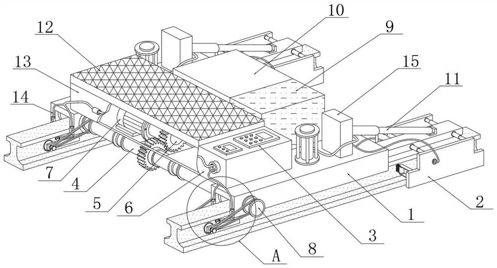 A self-propelled rust removal and grinding device with dust removal function for track maintenance