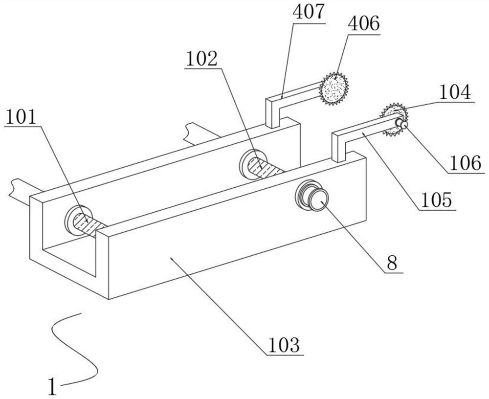 A self-propelled rust removal and grinding device with dust removal function for track maintenance