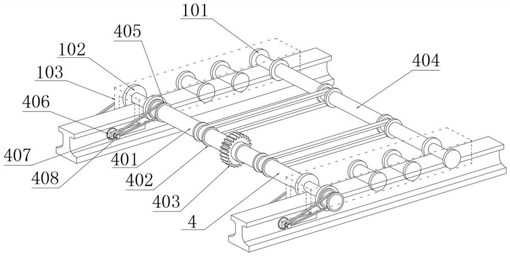 A self-propelled rust removal and grinding device with dust removal function for track maintenance