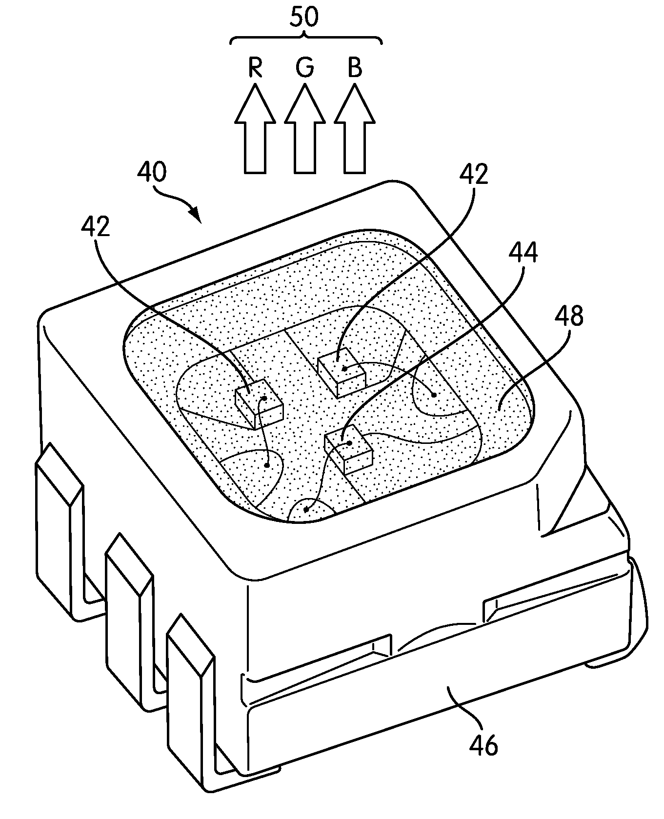 Light emitting diode based backlighting for color liquid crystal displays