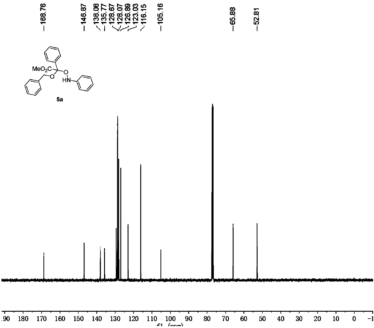 Alpha-alkoxy-alpha-nitroxyacetate derivative, and synthesis method and application thereof