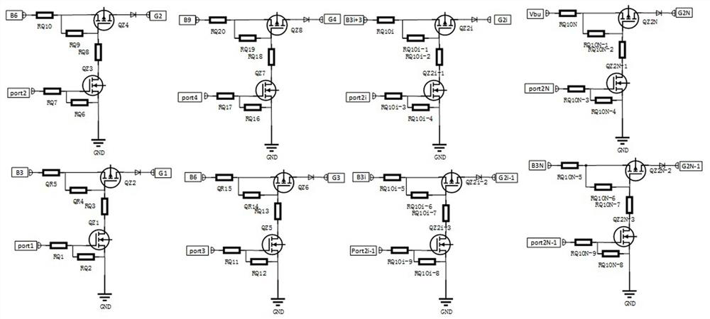 Redundant balanced lithium battery management circuit and method based on genetic algorithm combined with k-means clustering