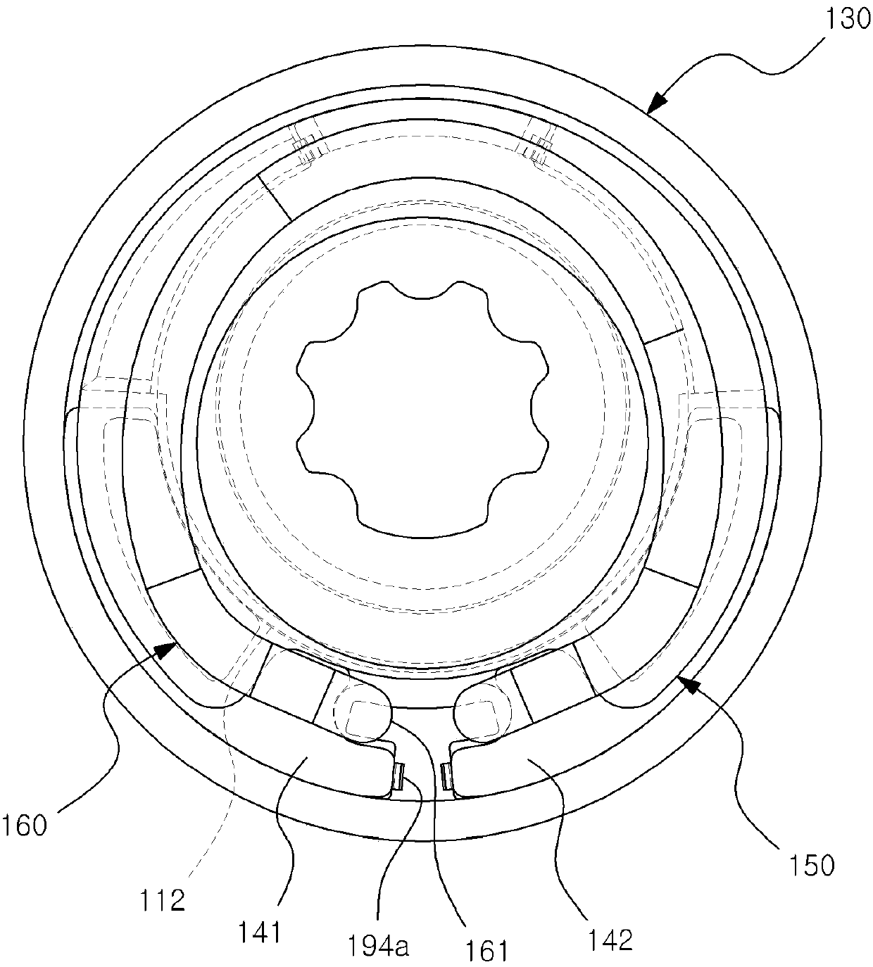 Rotary recliner for vehicle seat