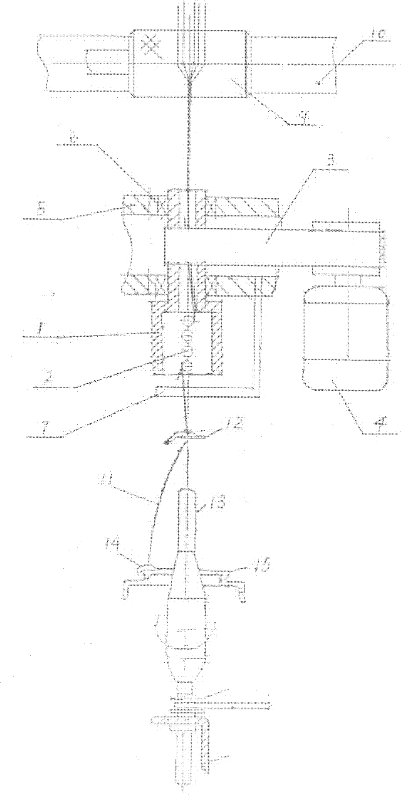 High-tenacity and low-tension spinning device