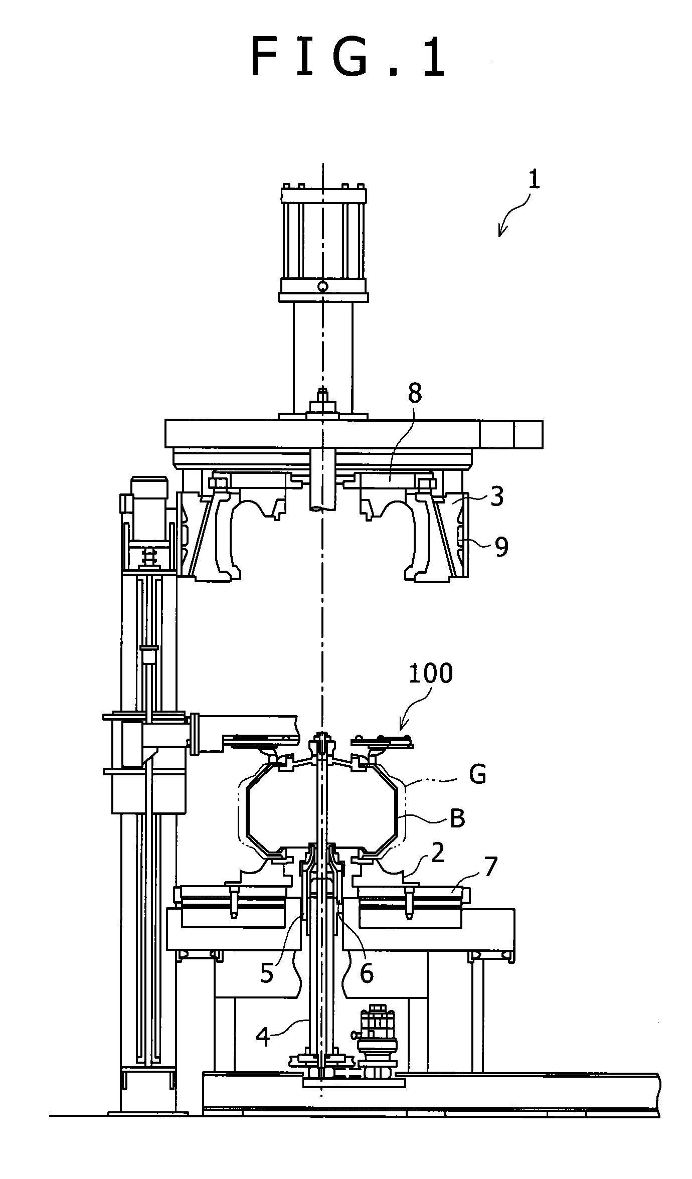 Tire vulcanizer and tire vulcanizing method