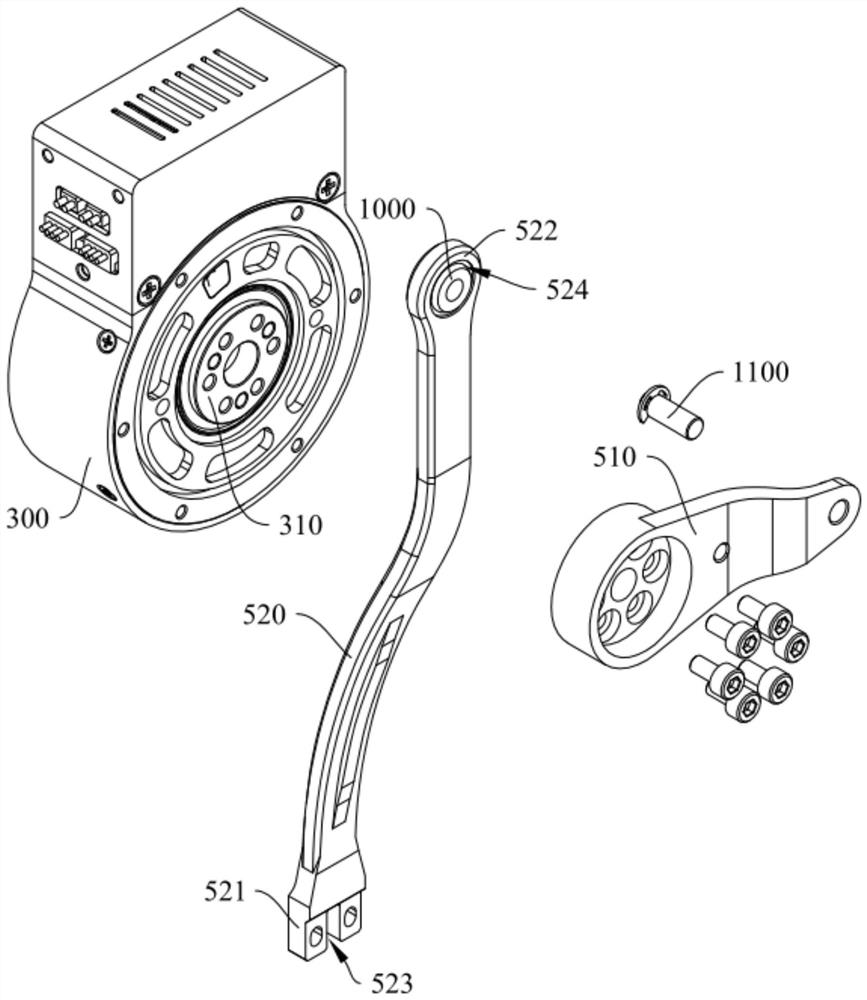 Leg structure and humanoid robot