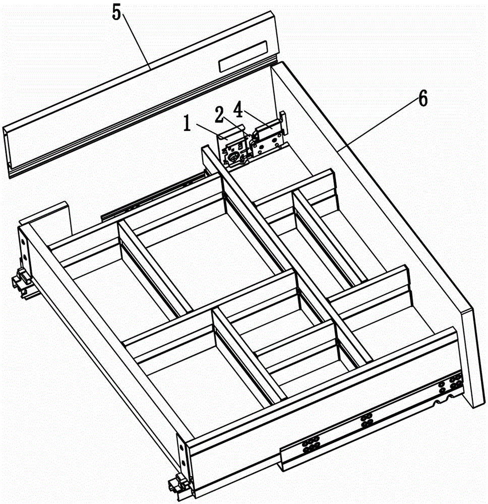 Connecting structure for side plate and face plate of drawer