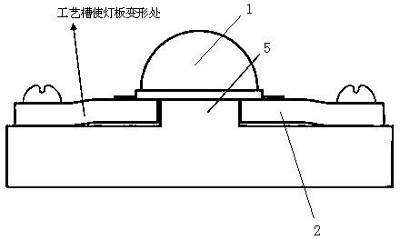 Elastic mounting structure for light-emitting diode (LED) lamp