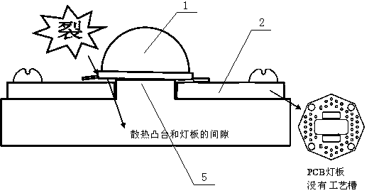 Elastic mounting structure for light-emitting diode (LED) lamp