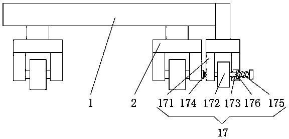 Bridge floor concrete curing device for highway engineering bridge construction