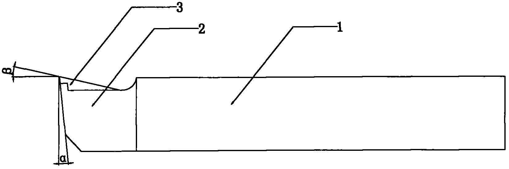 End-cut turning tool