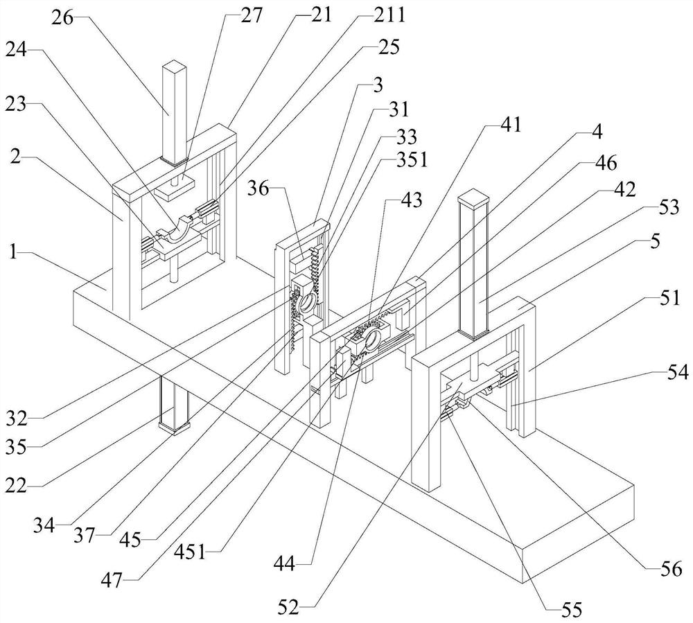 Bearing capacity detection equipment adaptive to heavy truck transmission shafts with different diameter specifications