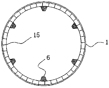 Method for treating low-tin materials through reverse expanding rotary kiln