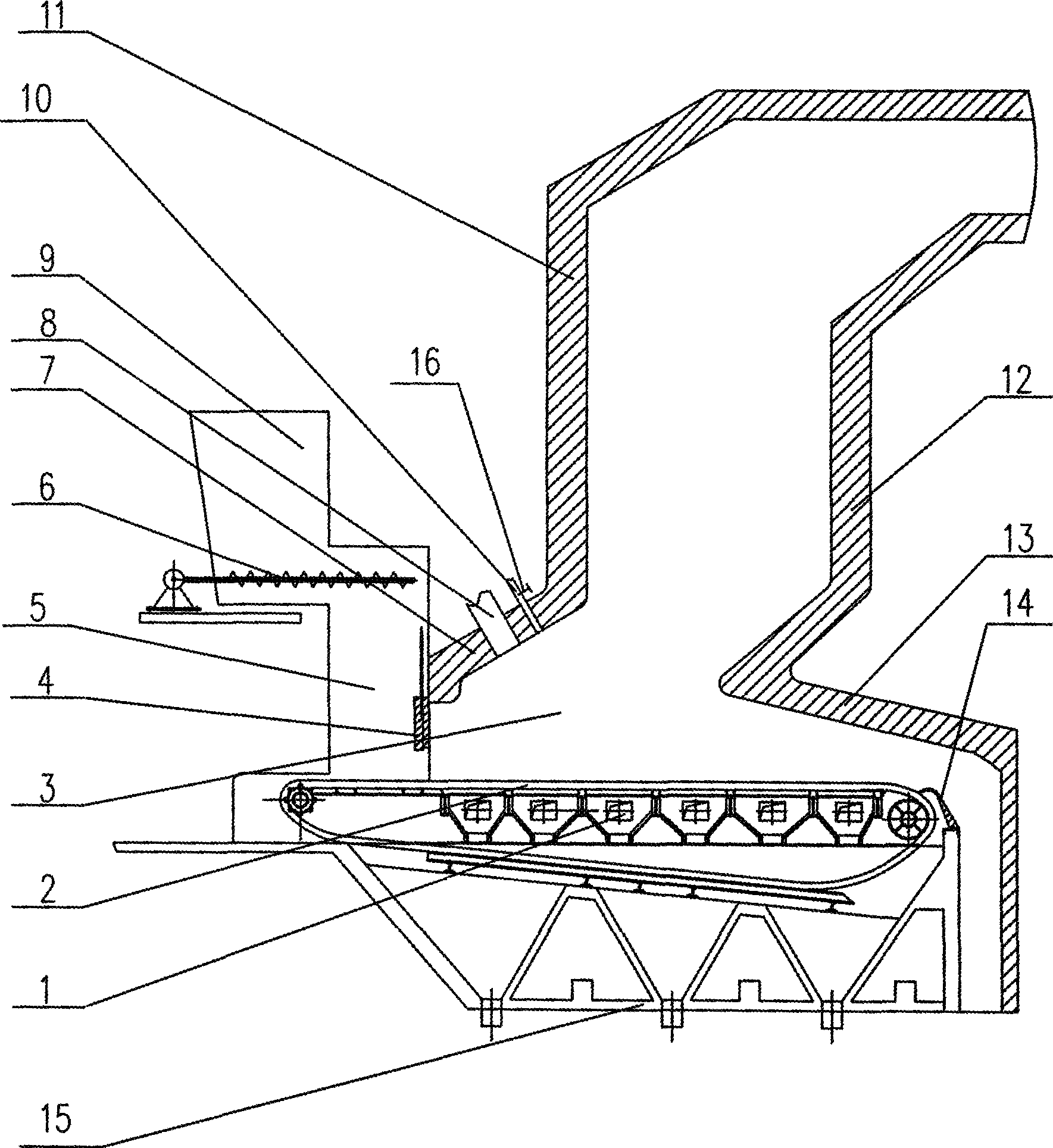 Chain boiler plant for burning multi-biomass fuels