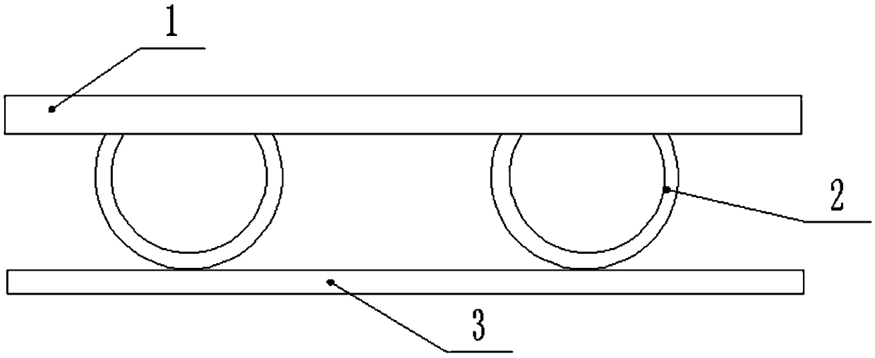 Production method for flattening and slicing bamboo veneer