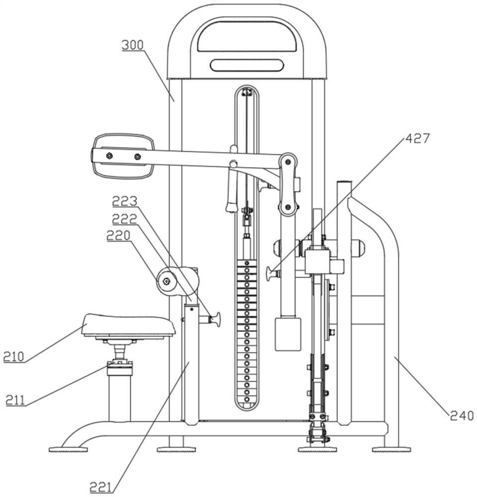 Waist lateral flexion training device