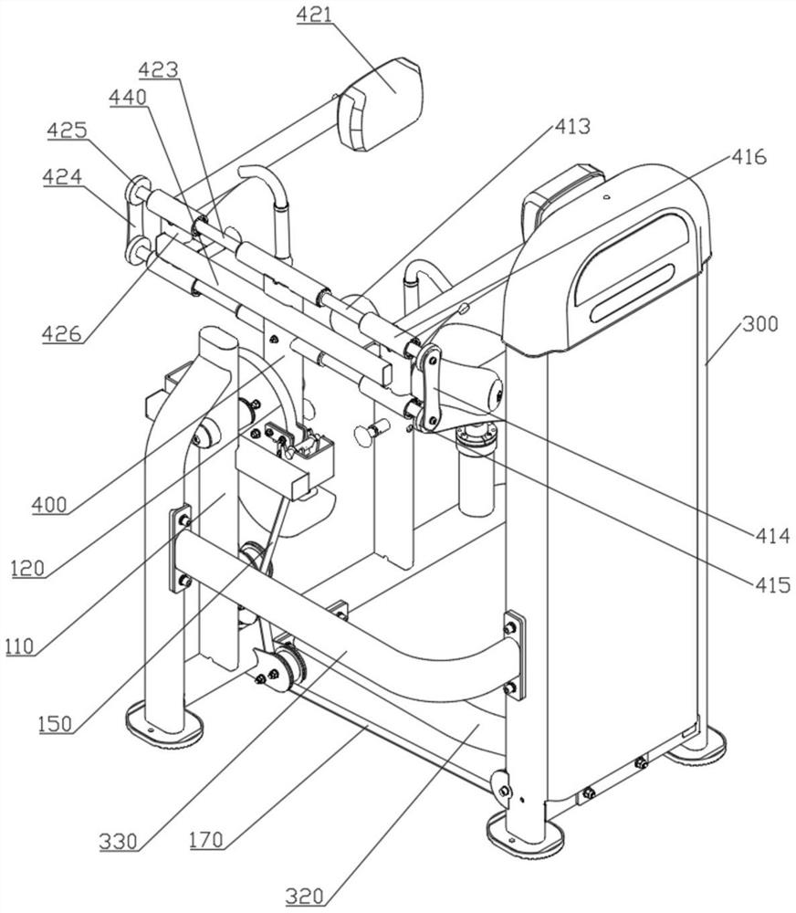 Waist lateral flexion training device