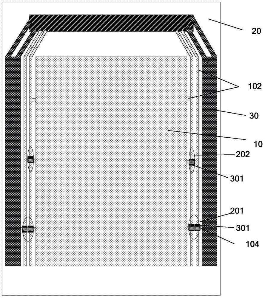 An array substrate, an embedded touch panel and a display device