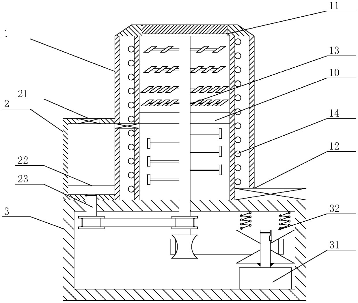 A plant fertilizer preparation device