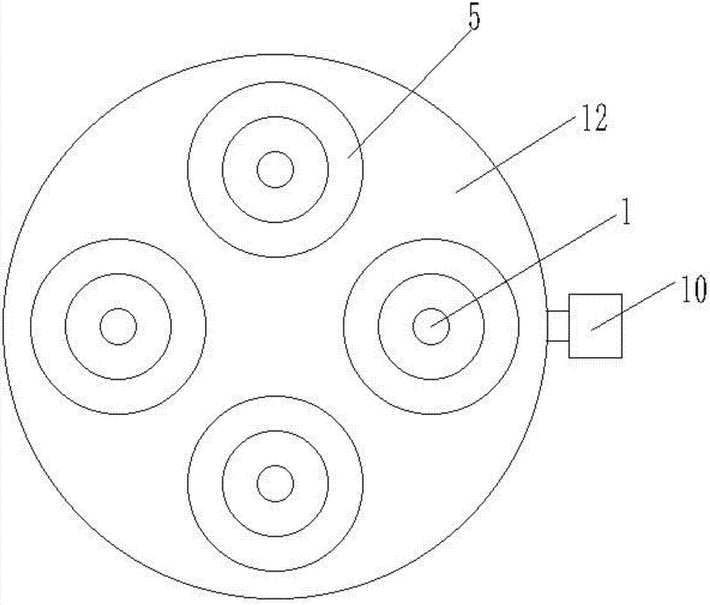 Planetary concrete stirring equipment