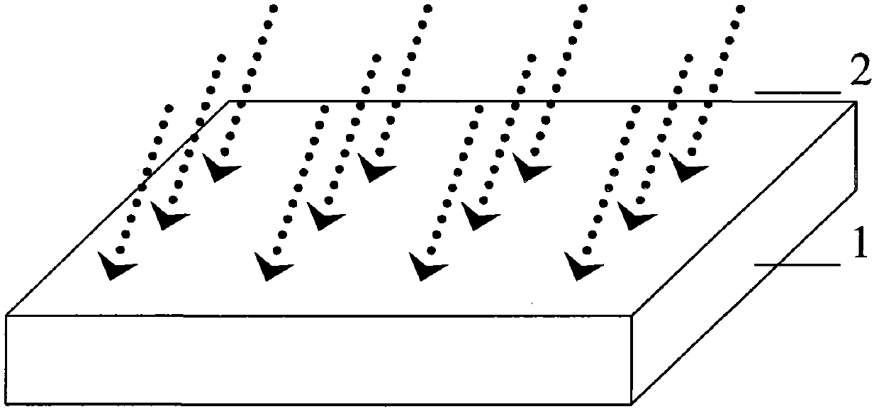 Method for preparing quasi three-dimensional photonic crystals on potassium titanyl oxygenic phosphate crystals