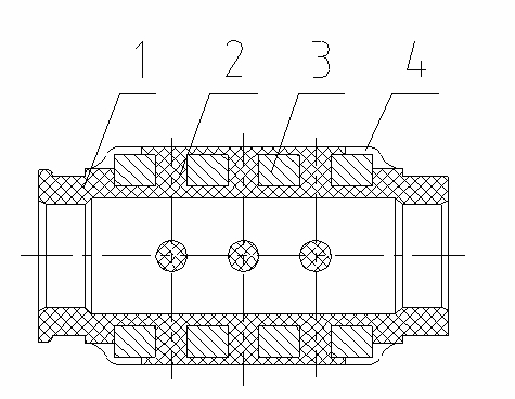 Damper for automobile transmission shafts