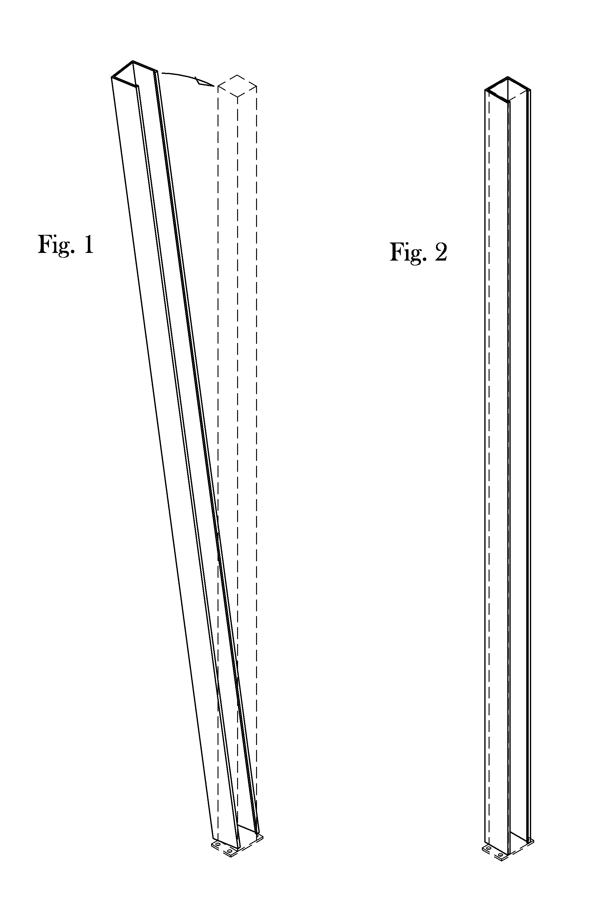 Harmonic stabilizer for porch and patio railings