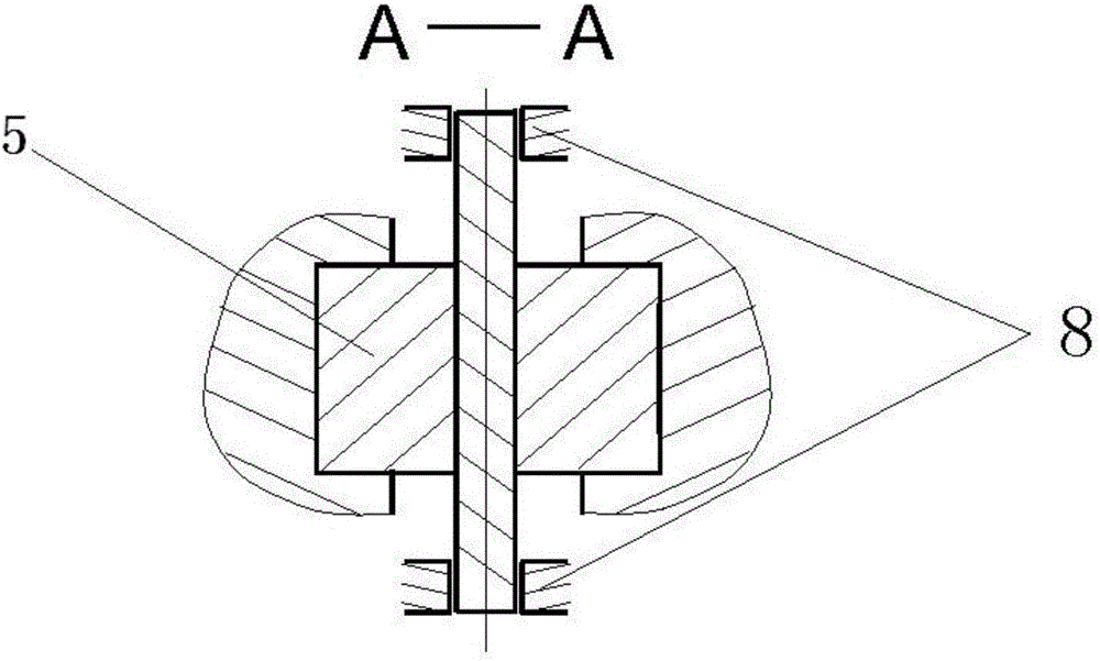 A guide device for a double toggle punch press