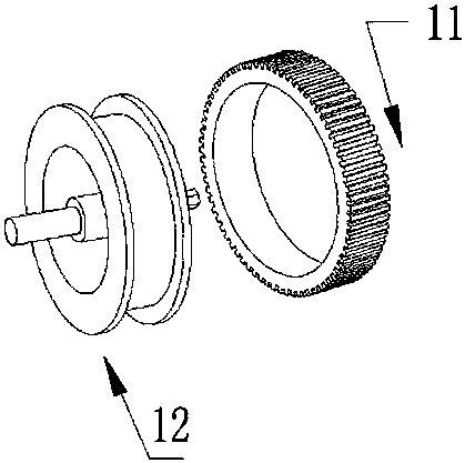 A kind of mouse with the luminous intensity of the scroll wheel corresponding to the switching speed of dpi