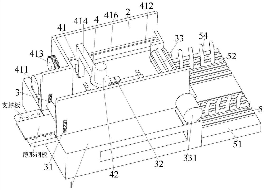 Hydraulic plate shearing machine