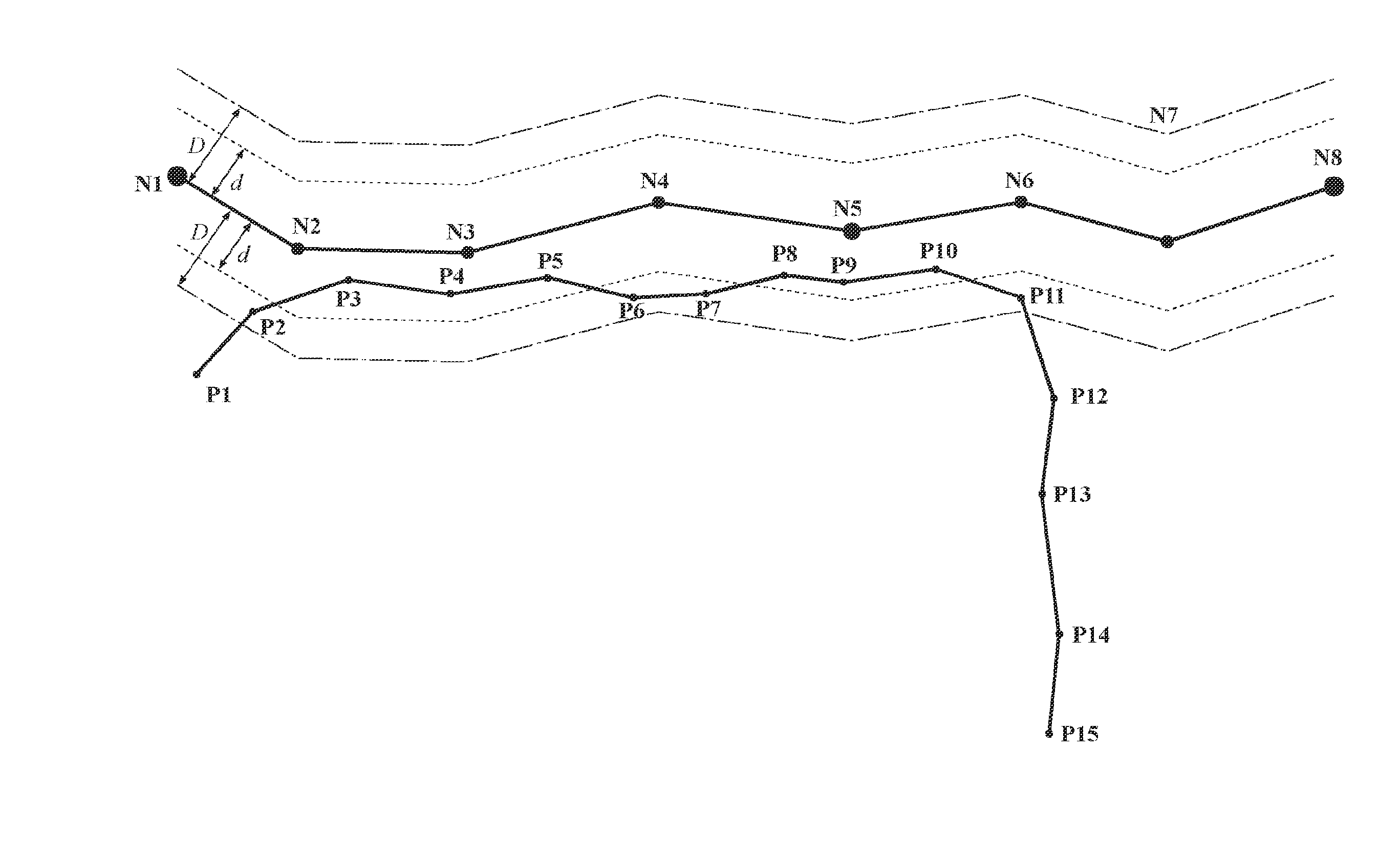 Graph based topological map matching