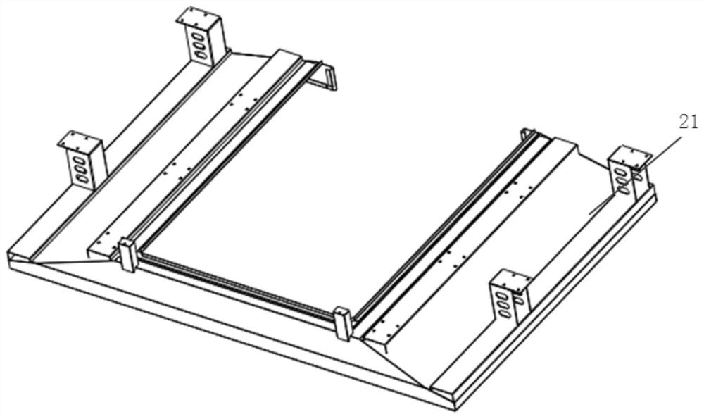 Automatic welding jig for water pond of vertical machining center