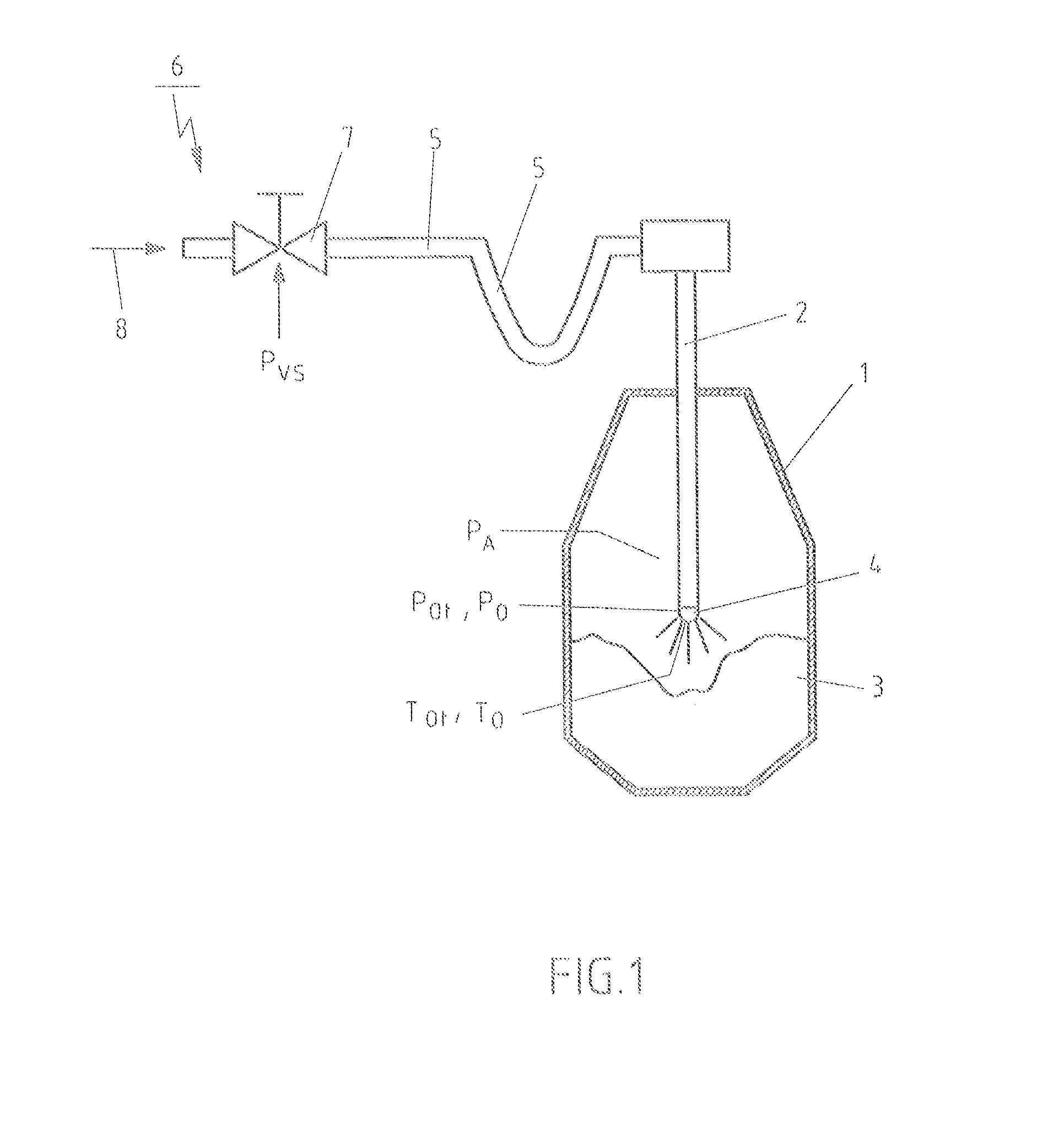 Method for operating an oxygen blowing lance in a metallurgical vessel and a measurement system for determining a measurement signal used in the method