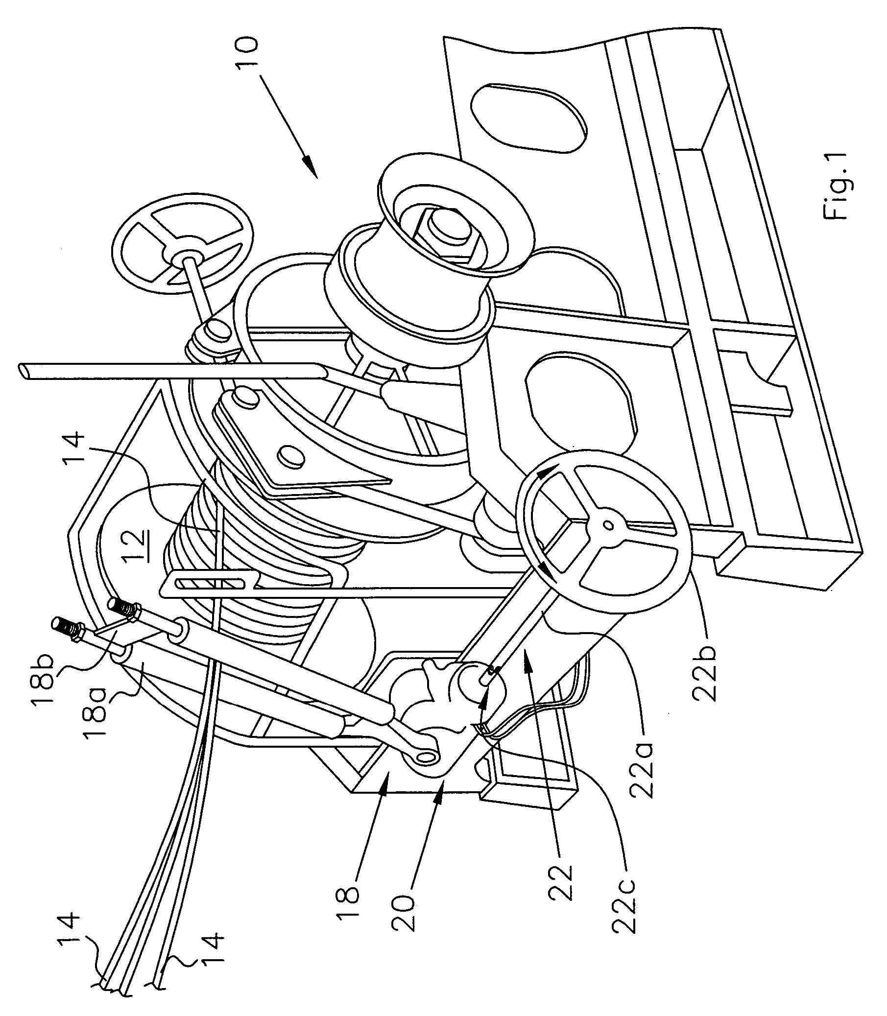 Cable winch system