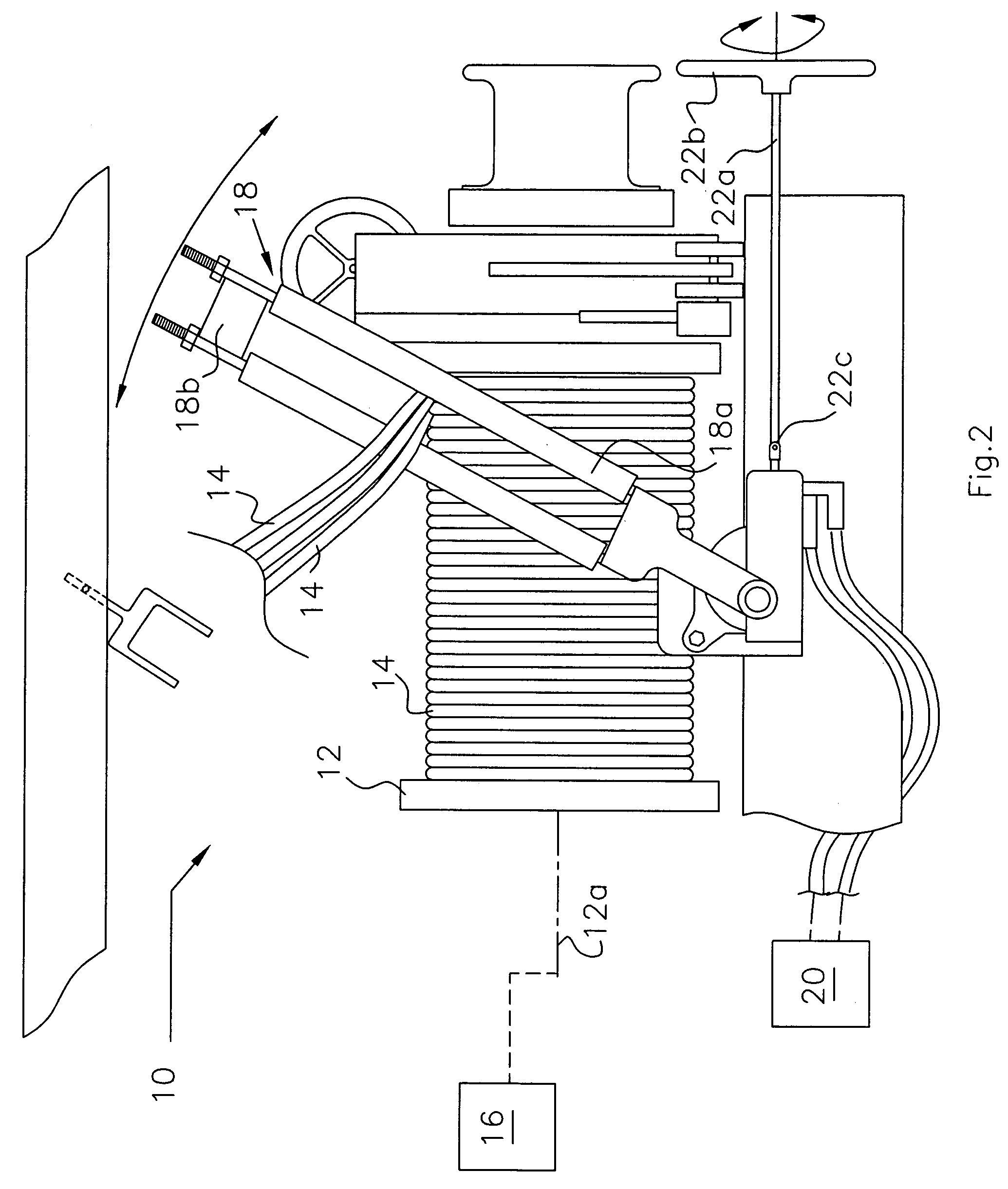 Cable winch system