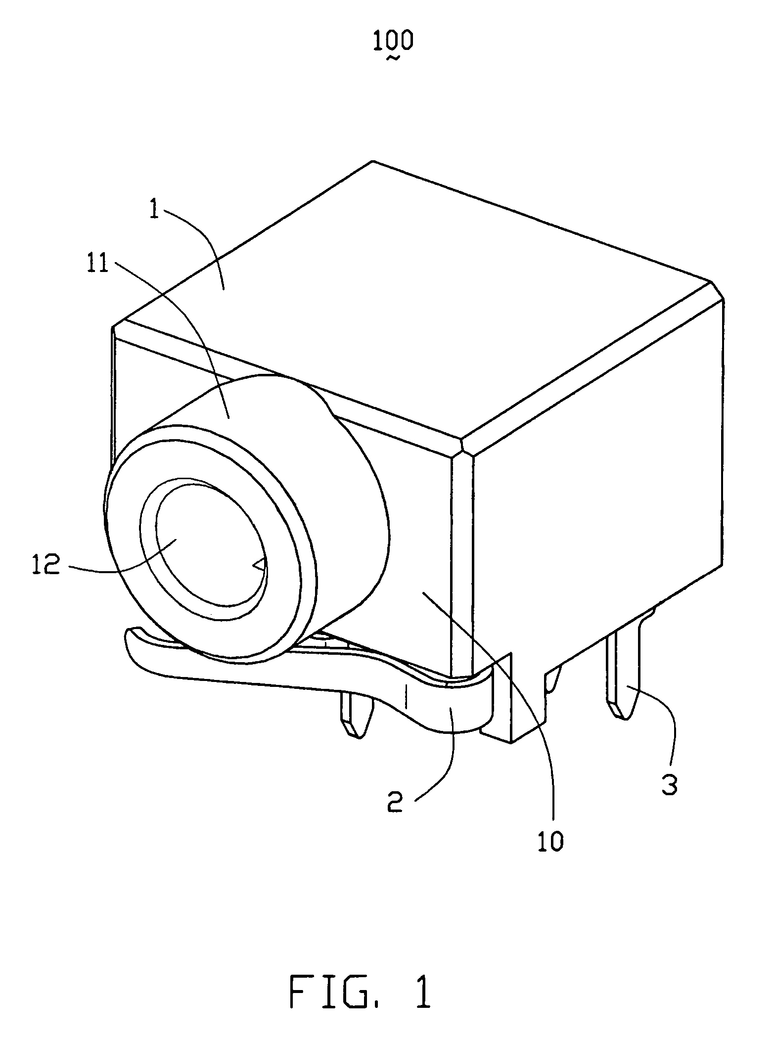 Audio jack connector with reliable grounding device