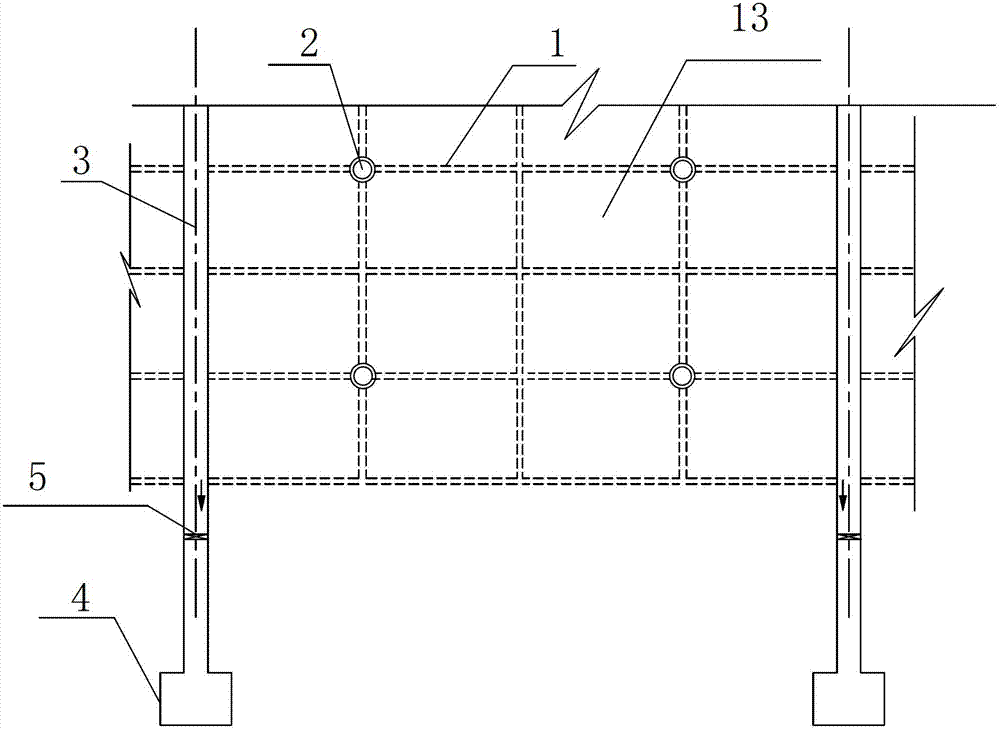 Combined draining and saline controlling system for saline and alkaline land