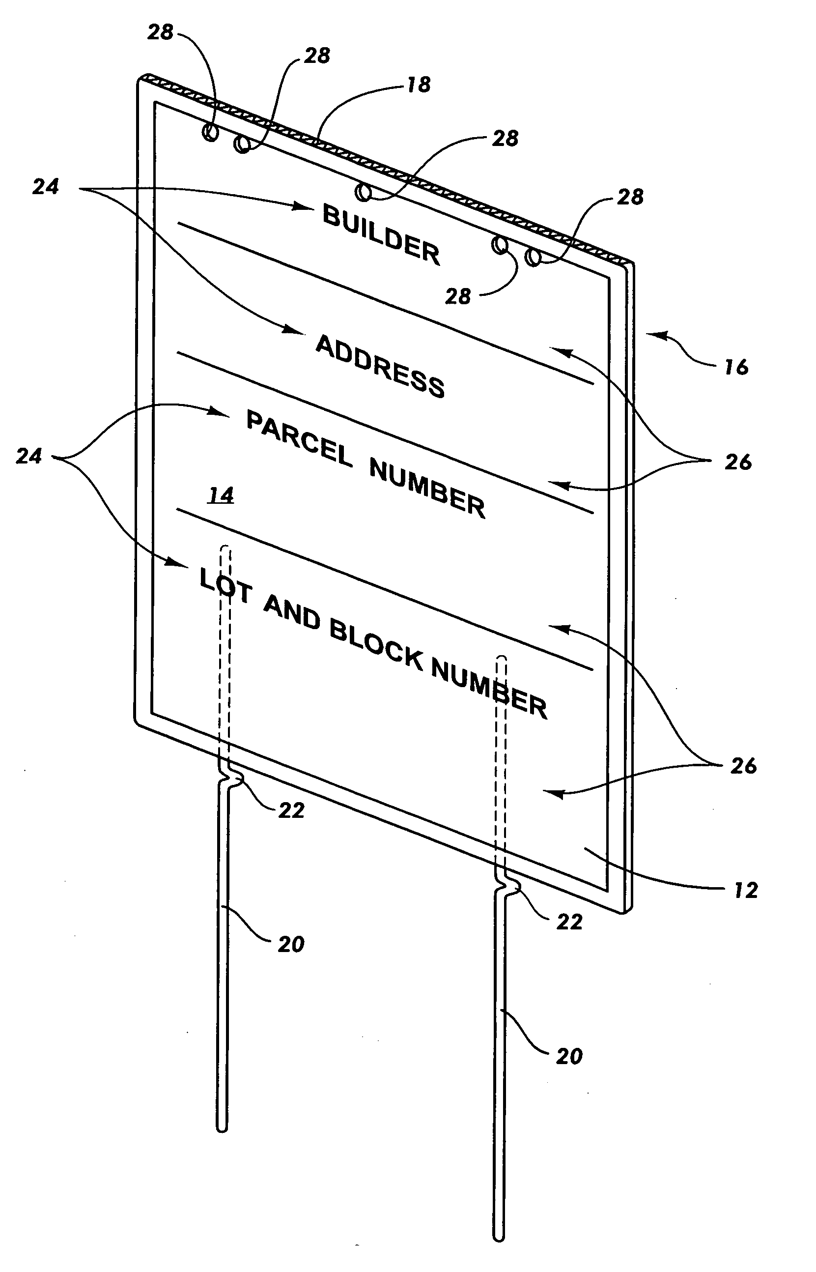 Construction signage system