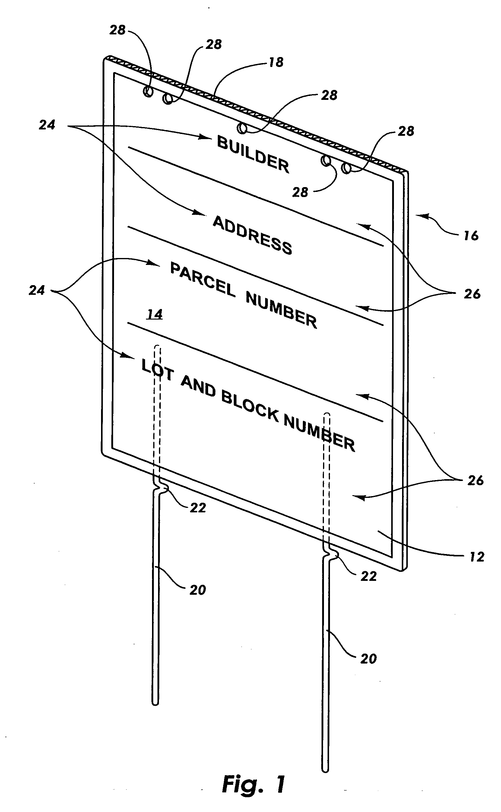 Construction signage system