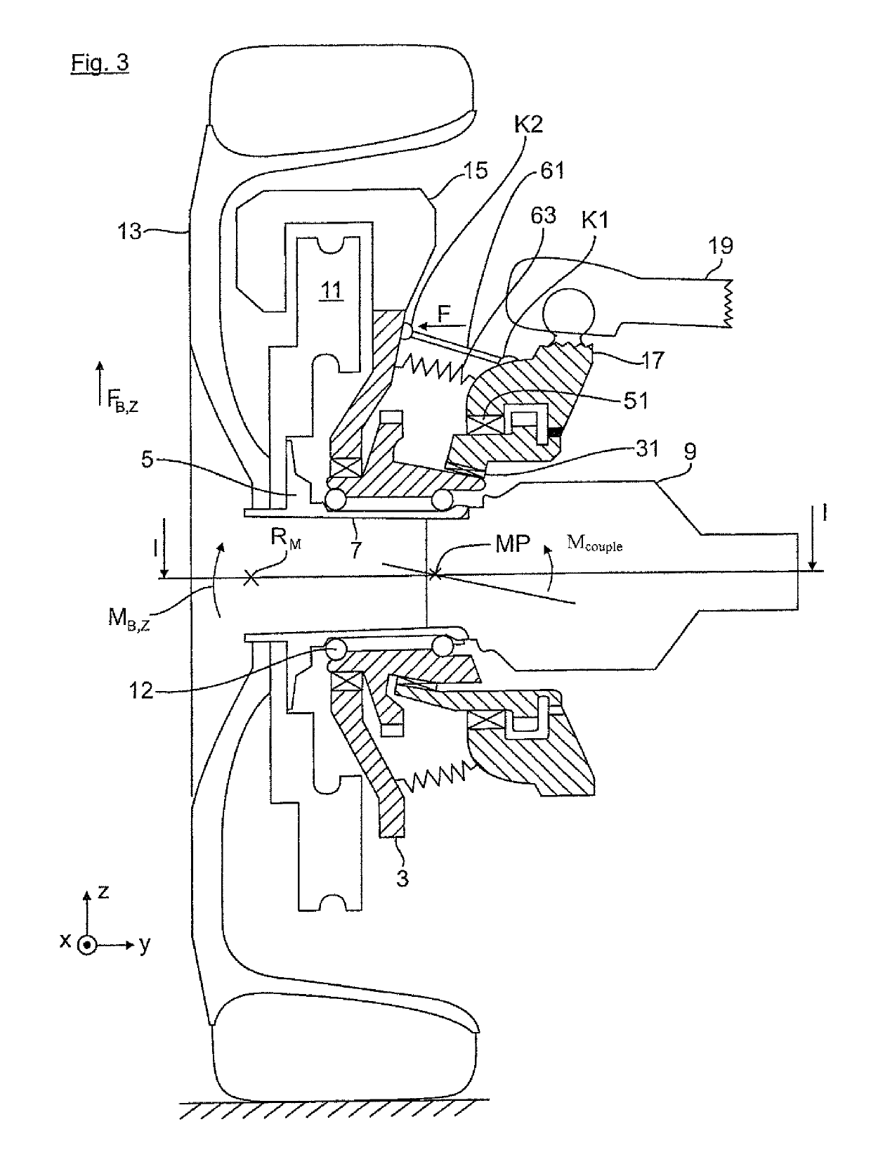 Device for adjusting camber and/or toe of a vehicle wheel