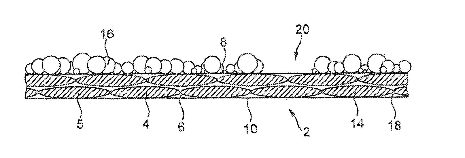 Prepreg for manufacturing composite materials