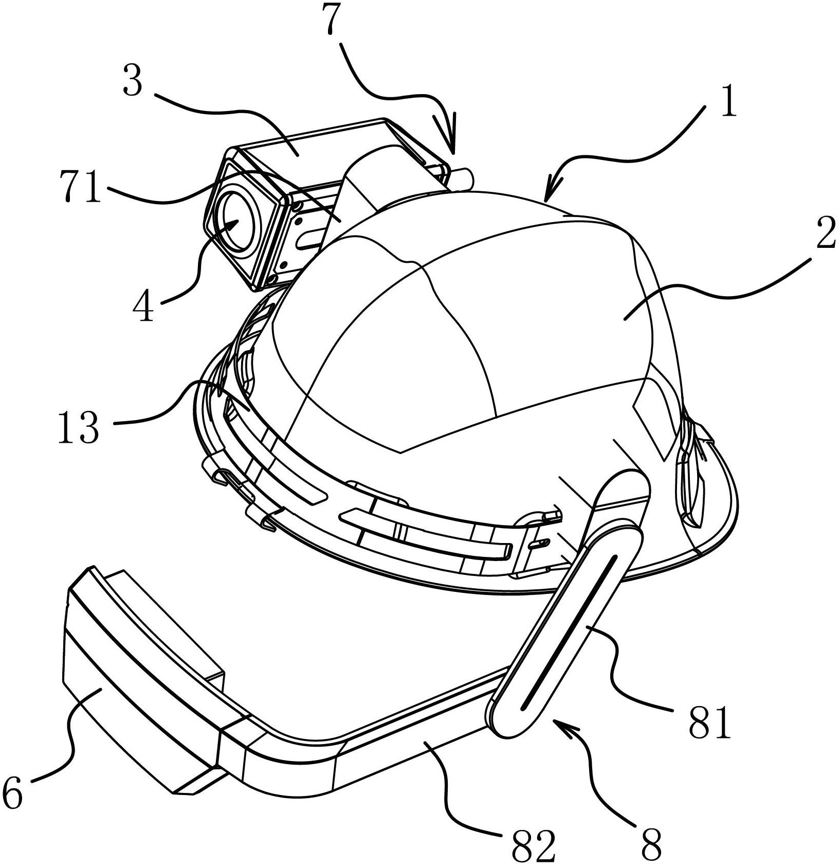 Helmet type thermal imager system