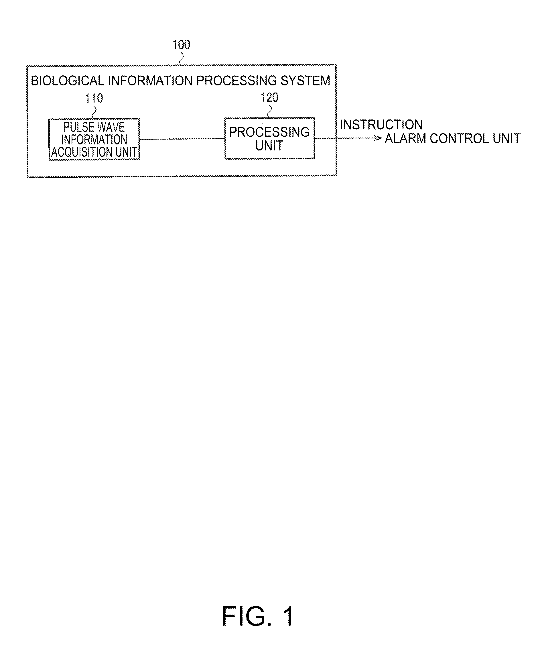 Biological information processing system and method of controlling the same