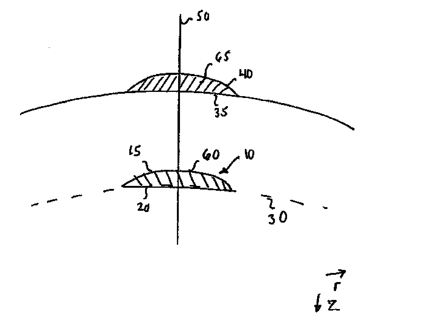 Design of Inlays With Intrinsic Diopter Power