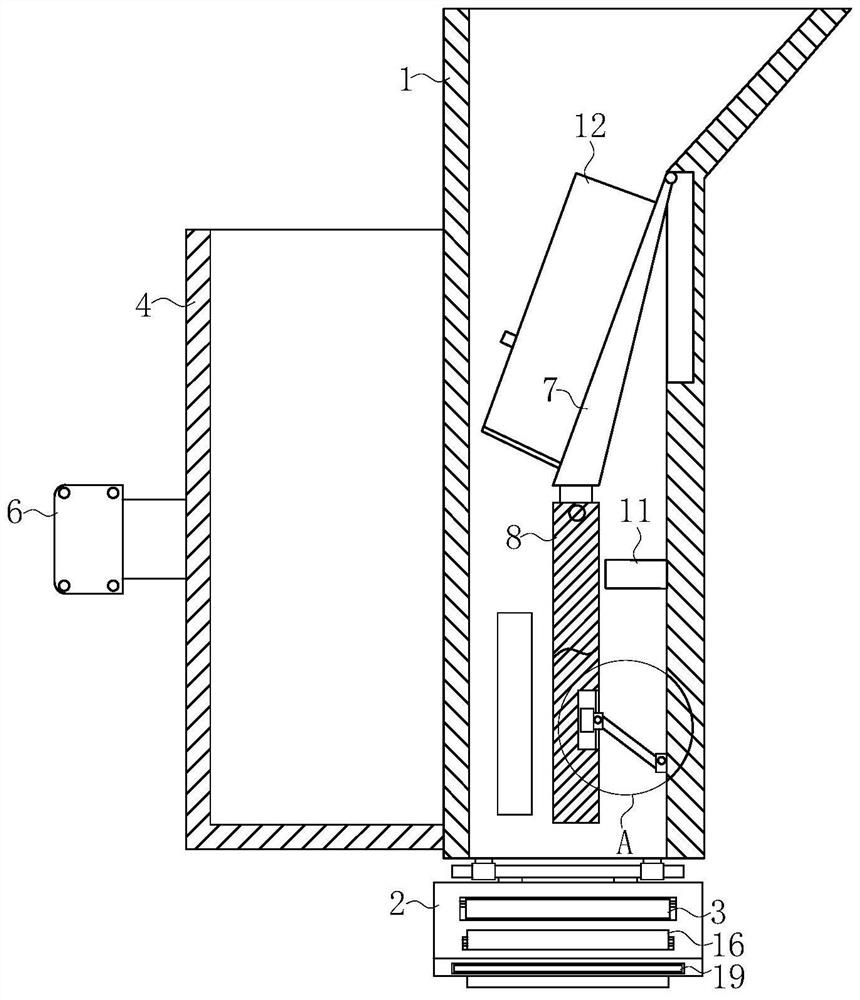 A vehicle-mounted intelligent pos machine fixed device