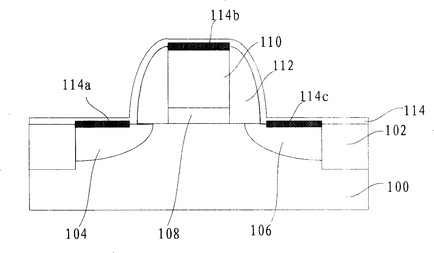 Self-aligning metal silicide preparation method