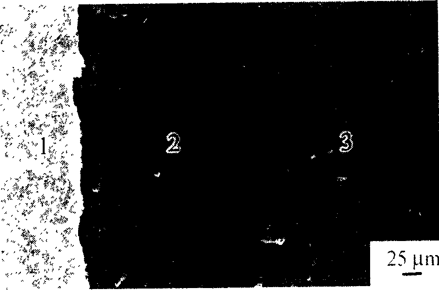 Method for producing bearing shell material of nano composite aluminium base