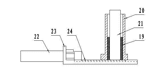 Device for automatically installing snap spring