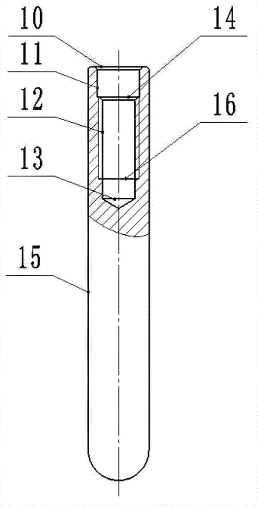 Sectional pin for semiconductor coating equipment