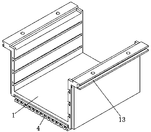 New energy automobile controller box body for enhancing shockproof effect through buffer assembly